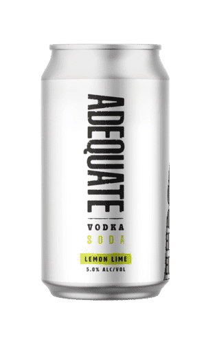 Adequate Vodka Soda- Lemon Lime