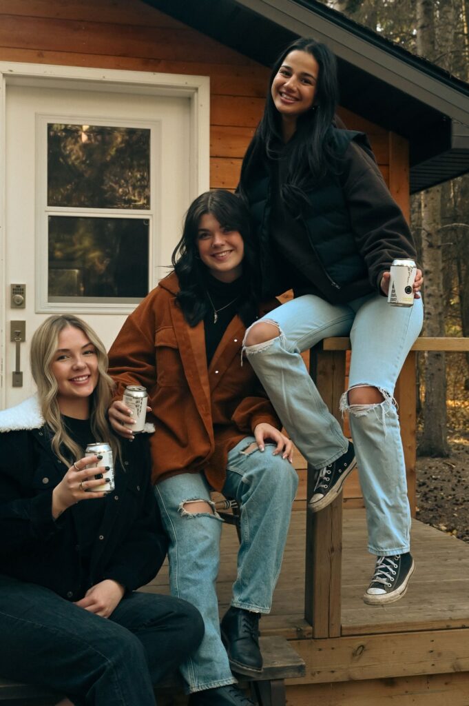 Group drinking Troubled Monk