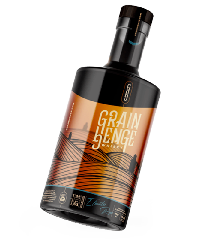 GrainHenge Whisky Bottle